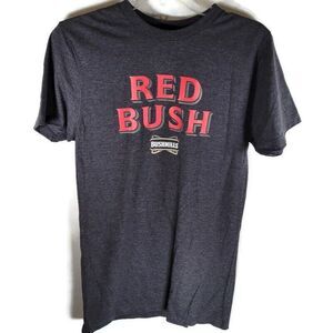 Red Bush Bushmills‎ Irish Whiskey Graphic Logo T-shirt Adult Size Small Black